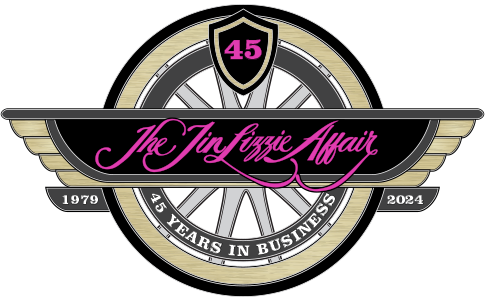 2024 is The Tin Lizzie Affair's 45th Year in Business!